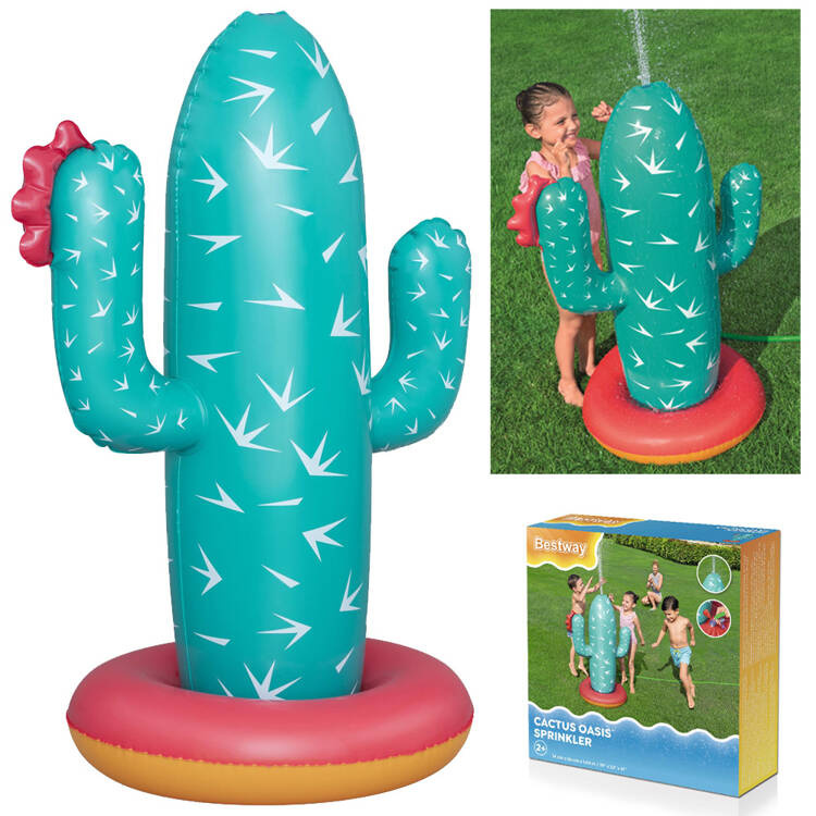 Bestway 52733 Nafukovacia Striekajúca Fontána KAKTUS OASIS 104cm