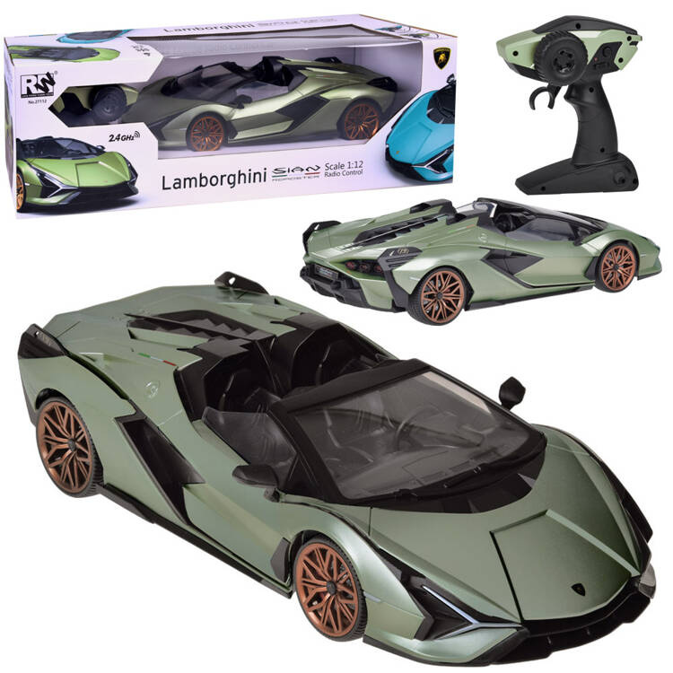 JOKO RC Auto Lamborghini Sián na diaľkové ovládanie so svetlom, zelené