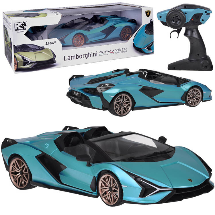 JOKO RC Auto Lamborghini Sián na diaľkové ovládanie so svetlom, modré