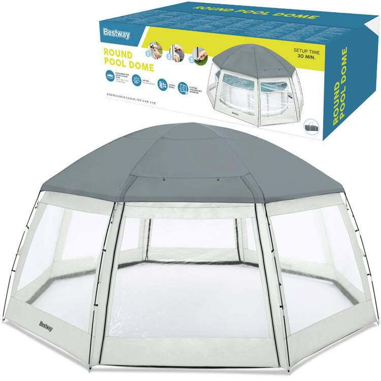 Bestway 58612 Záhradný altánok, stan na bazén 3m x 6m