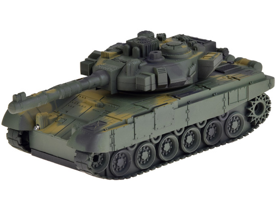 RC tank s diaľkovým ovládaním, otočnou vežou, svetlami, realistickými zvukmi RC0728