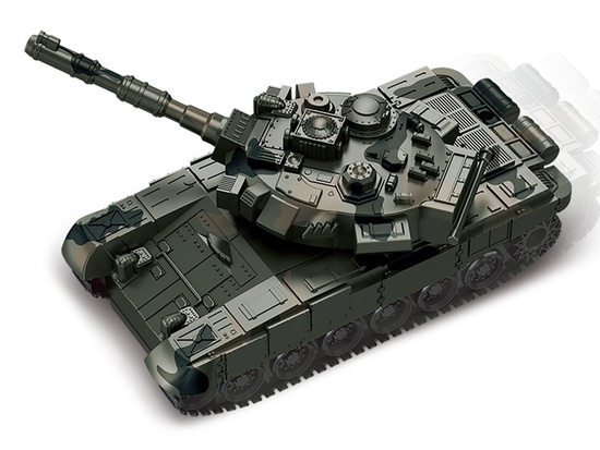 RC tank s diaľkovým ovládaním, otočnou vežou, svetlami, realistickými zvukmi RC0728