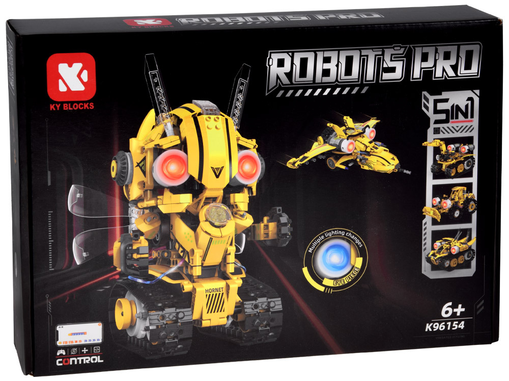 Klocki Techniczne Robots Pro 5w1 Zestaw Pilot + światło LED 673ele RC0743 pol_pl_Klocki-Techniczne-Robots-Pro-5w1-Zestaw-Pilot-swiatlo-LED-673ele-RC0743-22711_14