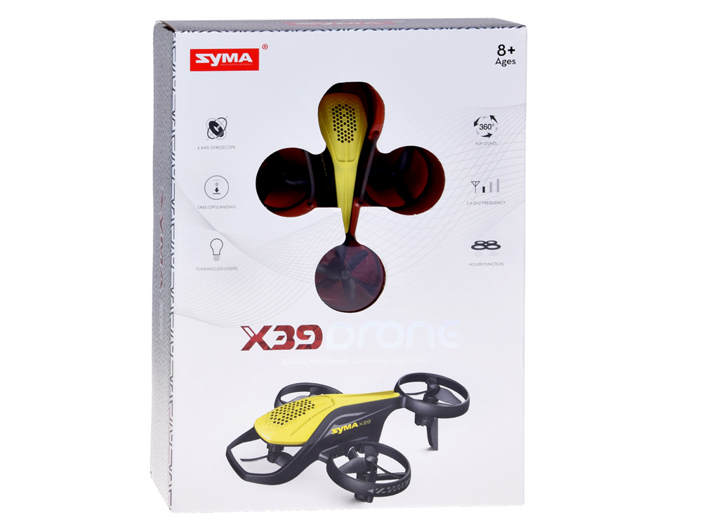 Mini dron SYMA X39 štvorosový 2 rýchlosti akrobacie diaľkové ovládanie 2,4 GHz RC0715 pol_pl_Mini-Dron-SYMA-X39-štyri-osové-2-rýchlosti-akrobacie-diaľkové ovládanie-2-4 GHz-RC0715-22348_1