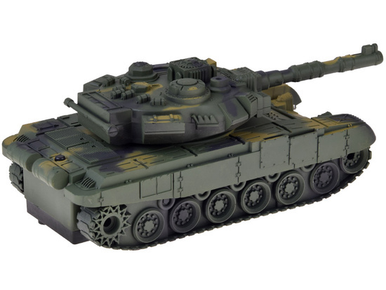 RC tank s diaľkovým ovládaním, otočnou vežou, svetlami, realistickými zvukmi RC0728