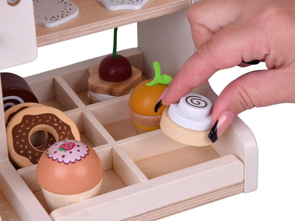 Zestaw Drewniany Kawiarnia Coffee Shop Ekspres Kubeczki Desery ZA5938 pol_pl_Zestaw-Drewniany-Kawiarnia-Coffee-Shop-Ekspres-Kubeczki-Desery-ZA5938-22669_3