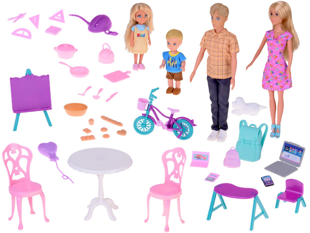 Anlily Veľká sada RODINKA PRE BÁBIKY Kuchyňa a nábytok + škola a práca ZA5699 slk_pl_Anlily-Veľká-sada-RODINKA-PRE-BÁBIKY-Kuchyňa-a-nábytok-škola-a-práca-ZA5699-22370_2