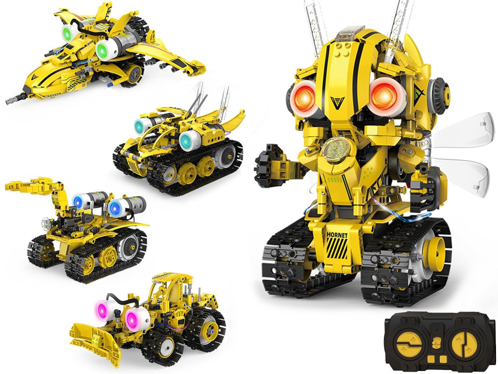 Klocki Techniczne Robots Pro 5w1 Zestaw Pilot + światło LED 673ele RC0743 pol_pl_Klocki-Techniczne-Robots-Pro-5w1-Zestaw-Pilot-swiatlo-LED-673ele-RC0743-22711_2