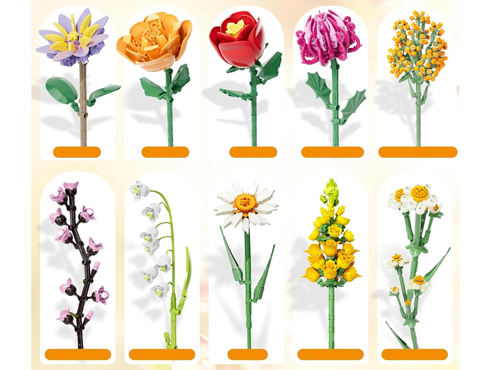 Klocki techniczne kwiaty BUKIET KWIATÓW ceramiczny wazon 1070 ele ZA5865 pol_pl_Klocki-techniczne-kwiaty-BUKIET-KWIATOW-ceramiczny-wazon-1070-ele-ZA5865-22574_5