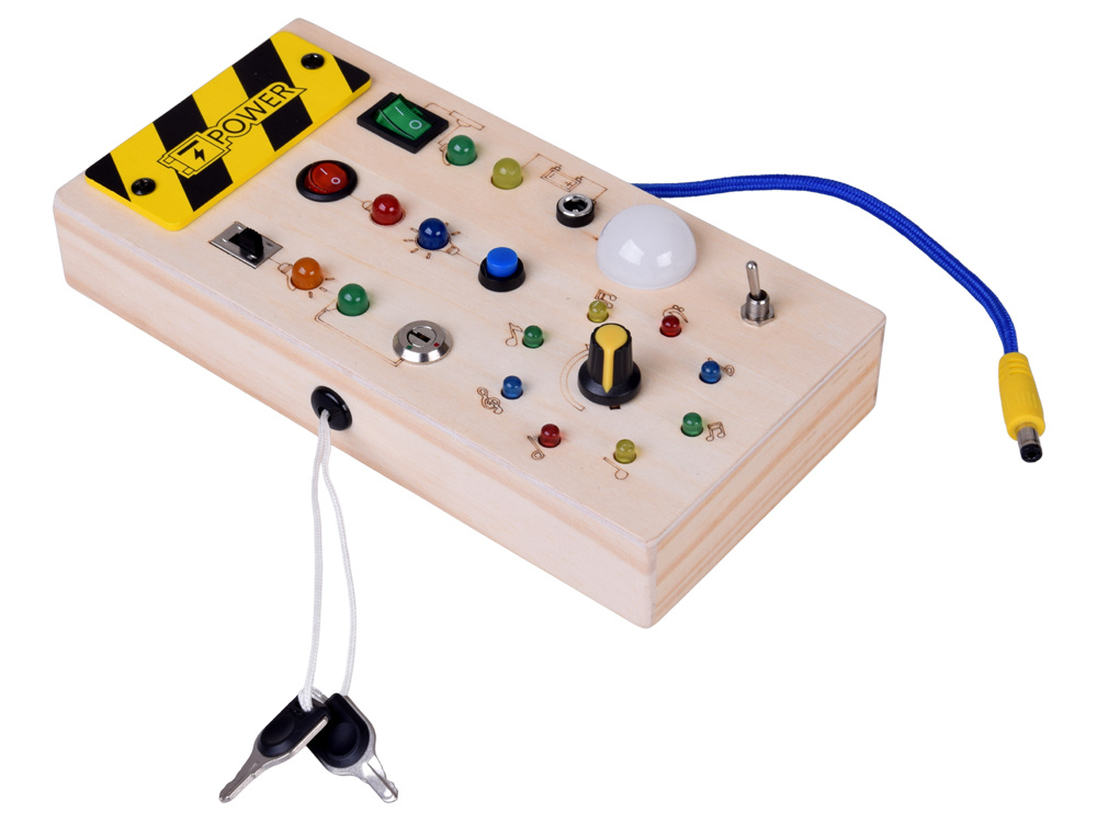 Drewniana TABLICA manipulacyjna Montessori - elektryczne diody LED ZA5944 pol_pl_Drewniana-TABLICA-manipulacyjna-Montessori-elektryczne-diody-LED-ZA5944-22695_3