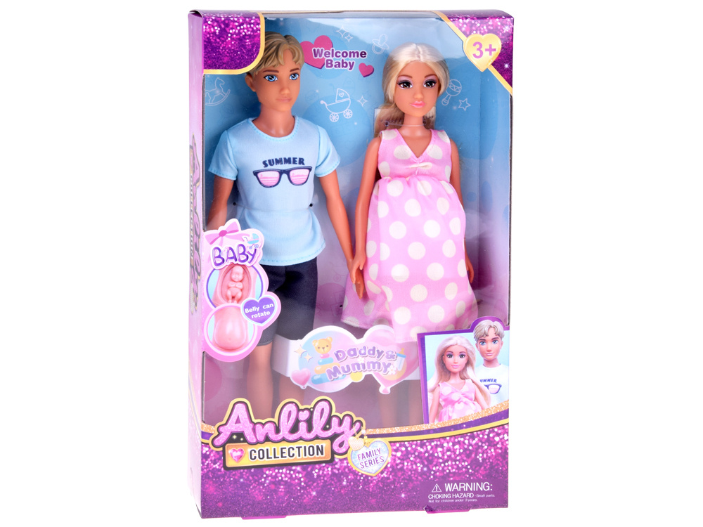 Rodinná sada pre bábiky: otec, mama, tehotná bábika, bábätko, novorodenec ZA5700 slk_pl_Rodinná sada pre bábiky-otec, mama, tehotná bábika, bábätko, novorodenec-ZA5700-22371_4