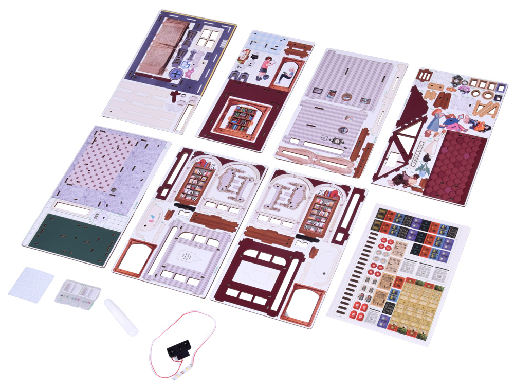 Drevené 3D PUZZLE série Stavebné kníhkupectvo 148 prvkov osvetlenie ZA6014 pol_pl_Drevené-PUZZLE-3D-séria-Stavebné-kníhkupectvo-148-prvkov-osvetlenie-ZA6014-22874_2