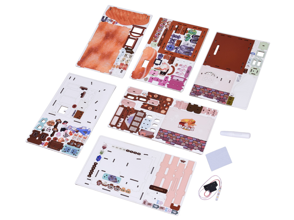 Drevené 3D PUZZLE séria Budova pekárne 179 prvkov osvetlenie ZA6013 pol_pl_Drevené-PUZZLE-3D-séria-Budovy-pekárne-179-prvkov-osvetlenie-ZA6013-22873_2