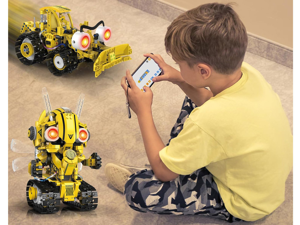 Klocki Techniczne Robots Pro 5w1 Zestaw Pilot + światło LED 673ele RC0743 pol_pl_Klocki-Techniczne-Robots-Pro-5w1-Zestaw-Pilot-swiatlo-LED-673ele-RC0743-22711_16