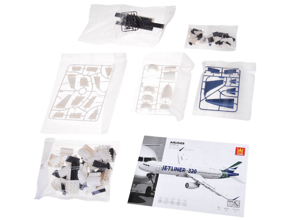 Klocki konstrukcyjne Samolot Jetliner 320 model pasażerski 133 ele ZA5678 pol_pl_Klocki-konstrukcyjne-Samolot-Jetliner-320-model-pasazerski-133-ele-ZA5678-22346_2